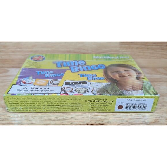 Time Bingo Educational Play Learning Game – Ages 5+ – Sealed – A+ - Picture 3 of 7